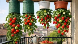 Pěstování zeleniny vzhůru nohama