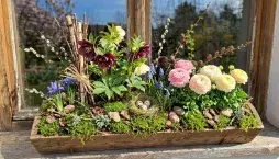 Březnové jarní truhlíky 