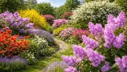 Keře kvetou po celý rok