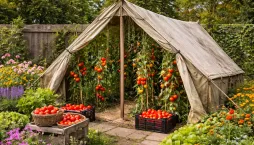 Pěstování rajčat: Rajčatový stan bez fólie