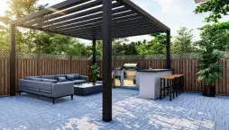 Pergola na zahradě