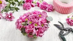 Inspirace na romantickou květinovou růžovou dekoraci